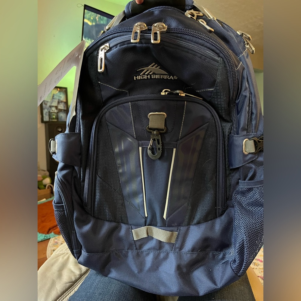 Navy blue high sierra xbt backpack